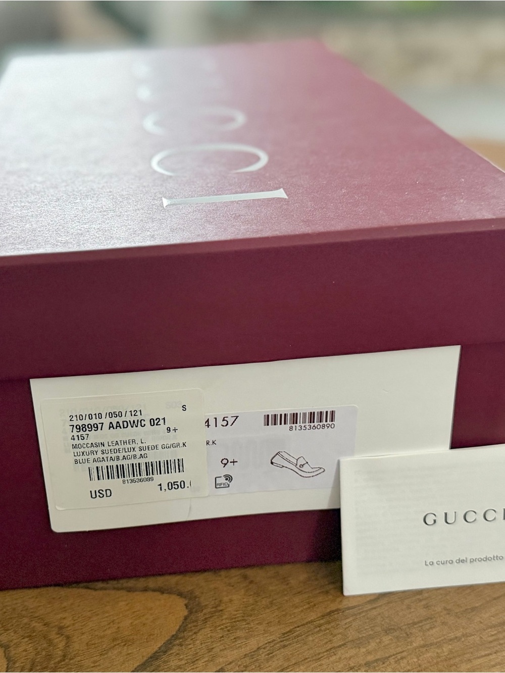 Gucci Blue Suede Guccissima Horsebit Loafers - Picture 5 of 7